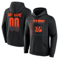 MyBoyd Custom C.Bengals Black Home Field Pop Personalized Name & Number Hoodie Stitched Jerseys