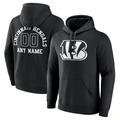 MyBoyd Custom C.Bengals Black Personalized Name & Number Pullover Hoodie Stitched Jerseys