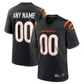 MyBoyd Custom C.Bengals Black Home Replica Game Stitched Jerseys