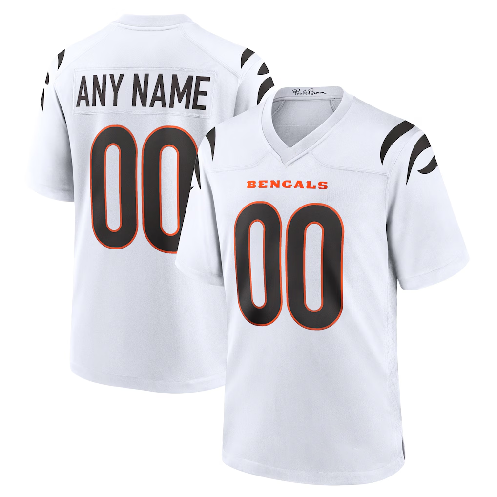 MyBoyd Custom C.Bengals White Game Stitched Jerseys