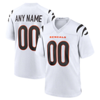 MyBoyd Custom C.Bengals White Game Stitched Jerseys