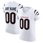 MyBoyd Custom C.Bengals White Vapor F.U.S.E. Elite Stitched Jerseys