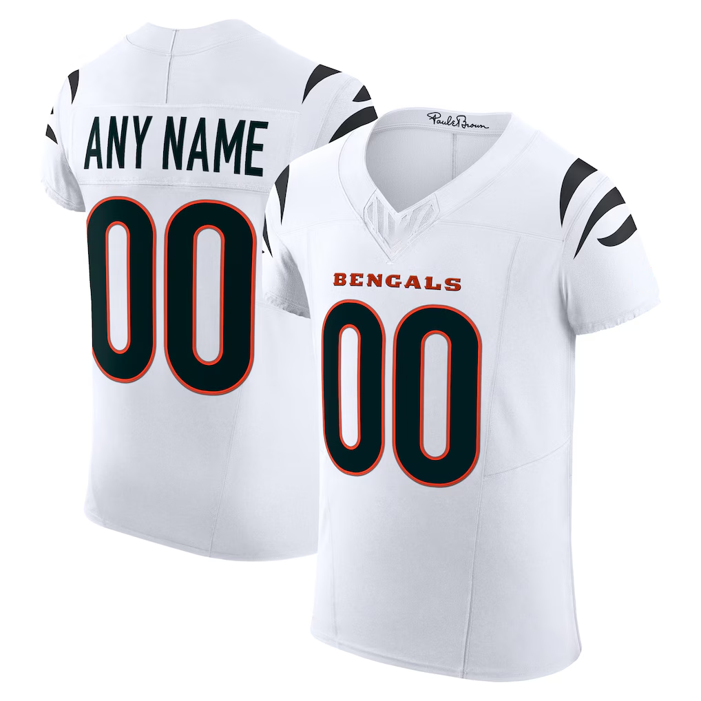 MyBoyd Custom C.Bengals White Vapor F.U.S.E. Elite Stitched Jerseys