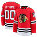 MyBoyd Custom C.Blackhawks Red Home Premium Jerseys