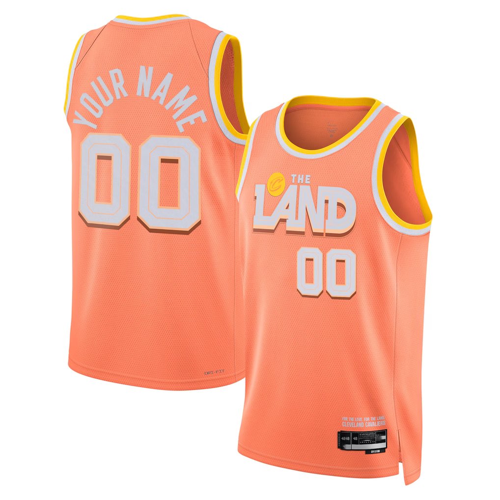 MyBoyd Custom C.Cavaliers Orange 202526 City Edition Swingman Jerseys