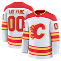 MyBoyd Custom C.Flames White Away Premium Jerseys