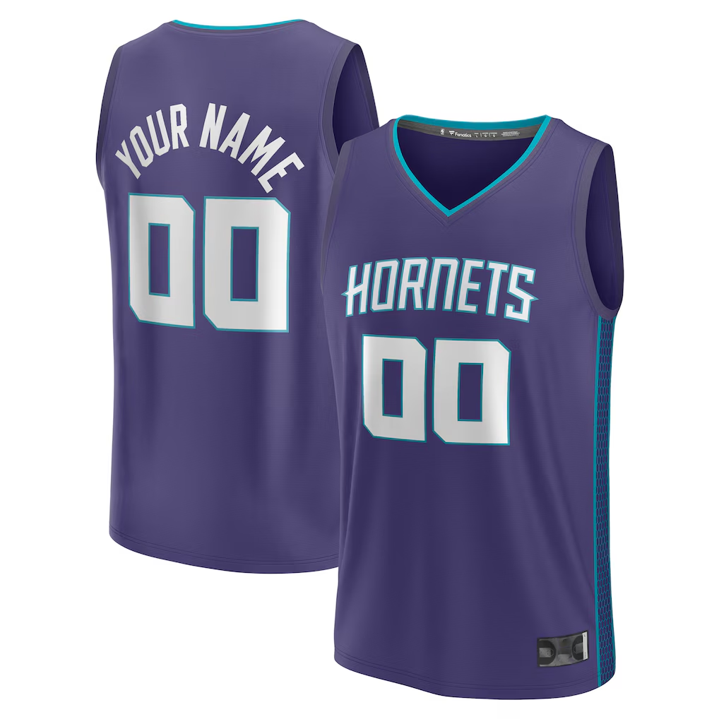 MyBoyd Custom C.Hornets Purple Fast Break Jerseys - Statement Edition
