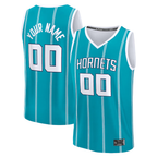 MyBoyd Custom C.Hornets Teal Fast Break Jerseys - Icon Edition