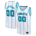 MyBoyd Custom C.Hornets White Fast Break Jerseys - Icon Edition