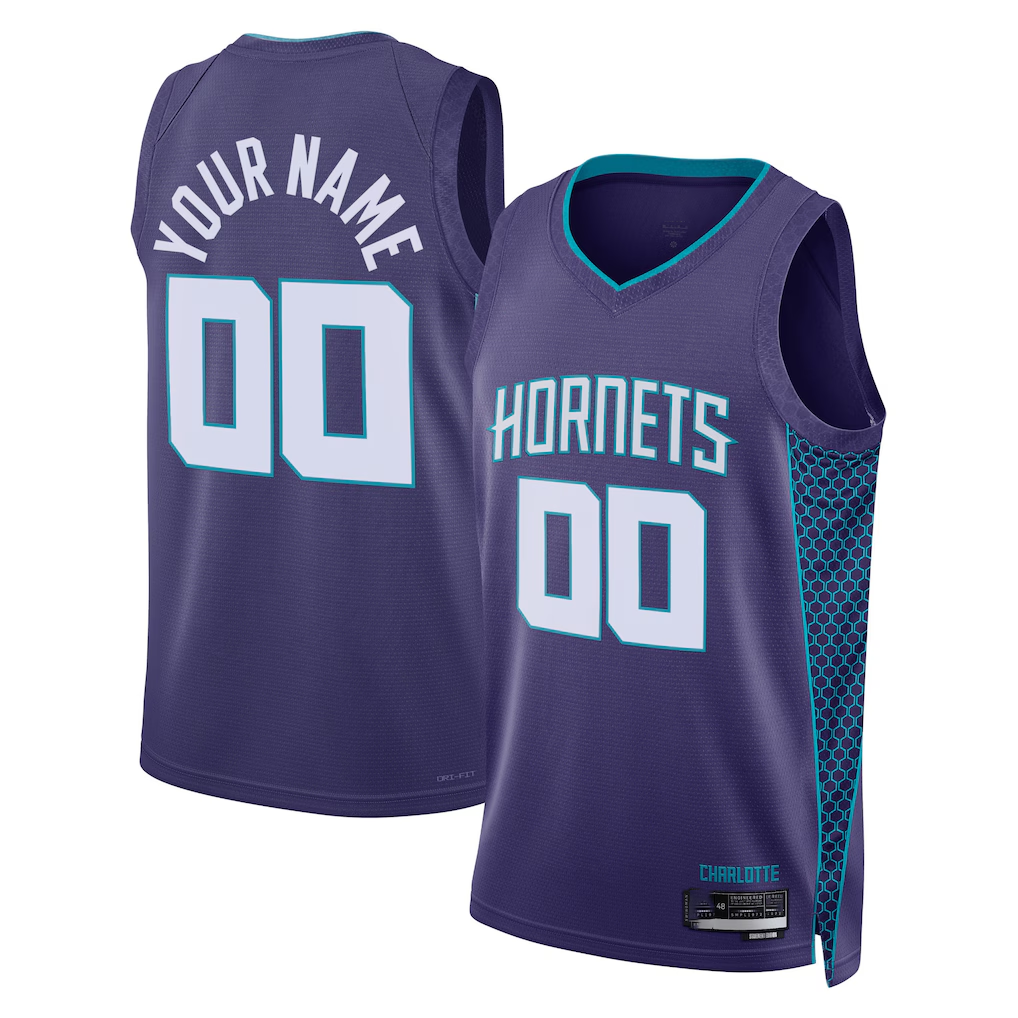 MyBoyd Custom C.Hornets Purple 202223 Swingman Jerseys - Statement Edition
