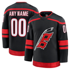 MyBoyd Custom C.Hurricanes Black Home Premium Stitched Jerseys