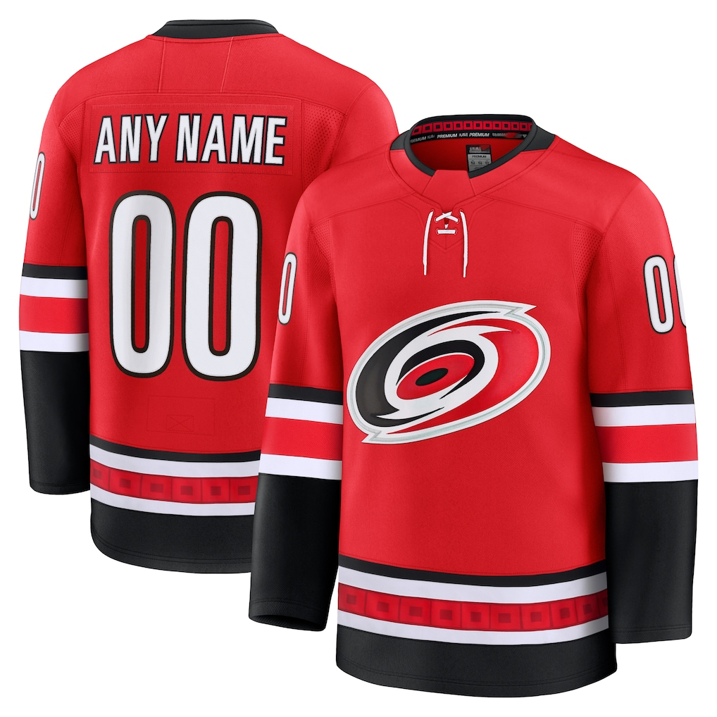 MyBoyd Custom C.Hurricanes Red Alternate Premium Stitched Jerseys