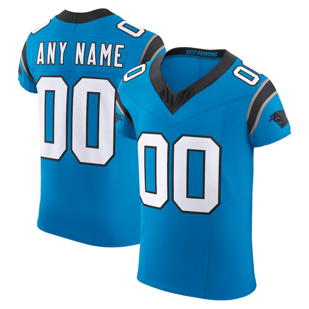 MyBoyd Custom C.Panthers Blue Vapor F.U.S.E. Elite Stitched Jerseys
