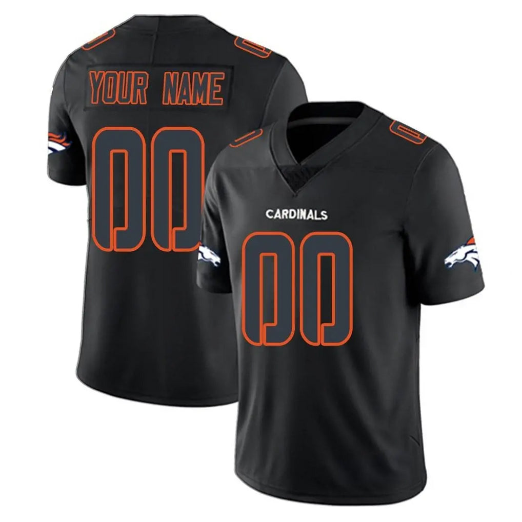 MyBoyd Custom D.Broncos Black Impact Limited Game Any Name & Numbers Stitched Jerseys