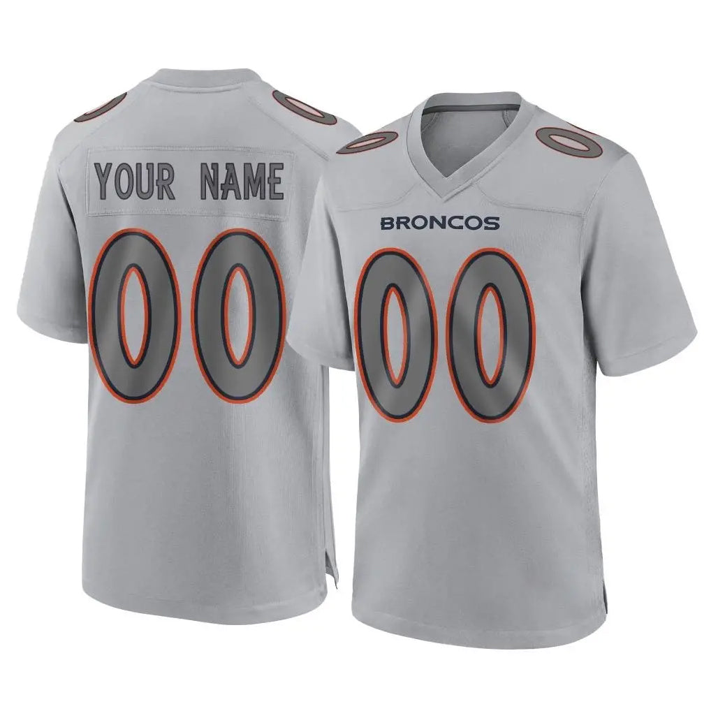 MyBoyd Custom D.Broncos Gray Atmosphere Fashion Limited Game Any Name & Numbers Stitched Jerseys