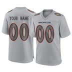 MyBoyd Custom D.Broncos Gray Atmosphere Fashion Limited Game Any Name & Numbers Stitched Jerseys