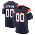 MyBoyd Custom D.Broncos Navy Alternate Mile High Collection Game Stitched Jerseys