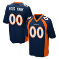 MyBoyd Custom D.Broncos Navy Game Any Name & Numbers Stitched Jerseys
