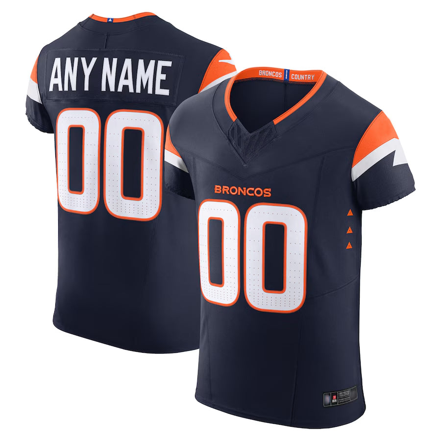 MyBoyd Custom D.Broncos Vapor F.U.S.E. Elite Orange Football Jerseys