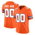 MyBoyd Custom D.Broncos Orange Limited Alternate Vapor F.U.S.E. Throwback Game Any Name & Numbers Stitched Jerseys