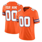 MyBoyd Custom D.Broncos Orange Limited Alternate Vapor F.U.S.E. Throwback Game Any Name & Numbers Stitched Jerseys