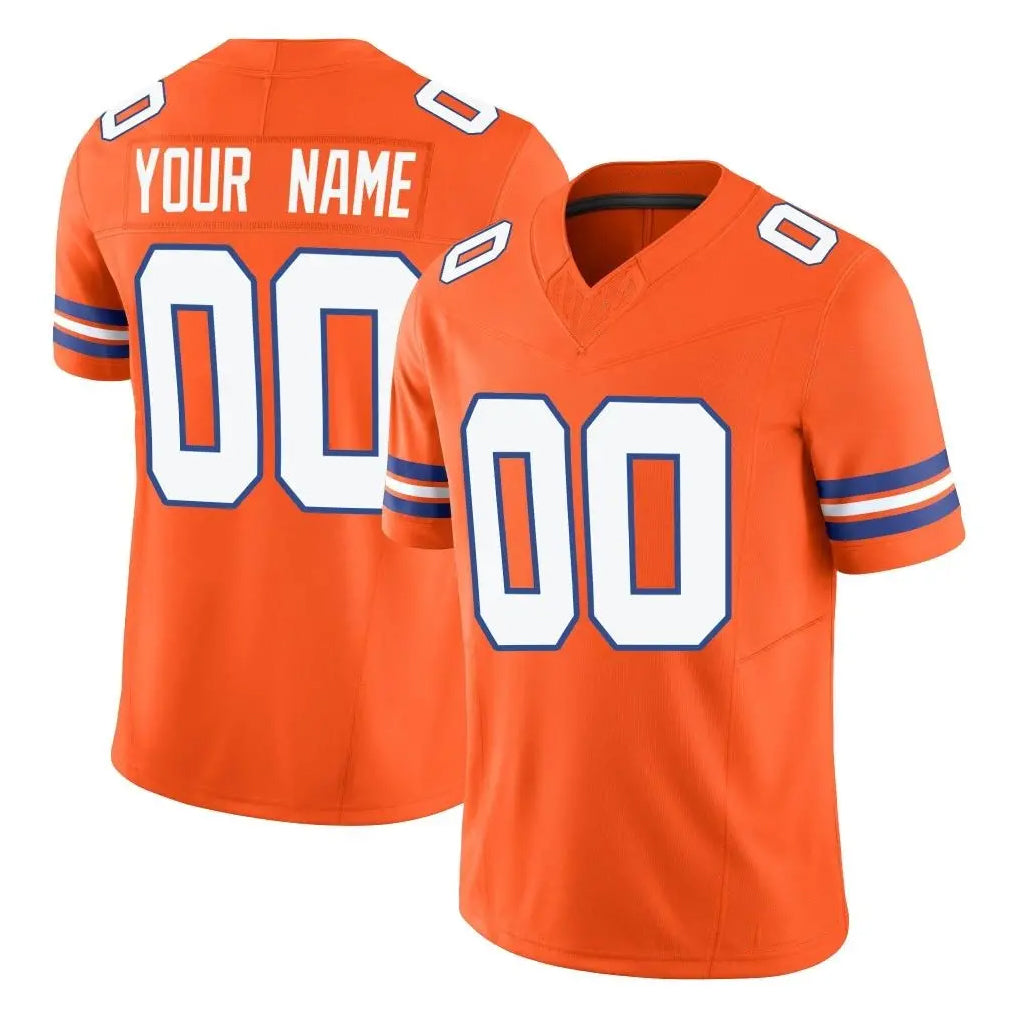 MyBoyd Custom D.Broncos Orange Limited Alternate Vapor F.U.S.E. Throwback Game Any Name & Numbers Stitched Jerseys