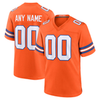 MyBoyd Custom D.Broncos Orange Mile High Collection 1977 Throwback Game Stitched Jerseys