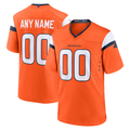 MyBoyd Custom D.Broncos Orange Team Game Stitched Jerseys