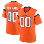 MyBoyd Custom D.Broncos Orange Team Game Stitched Jerseys