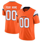 MyBoyd Custom D.Broncos Orange Vapor F.U.S.E. Limited Home Game Any Name & Numbers Stitched Jerseys