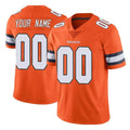 MyBoyd Custom D.Broncos Orange Vapor Untouchable Limited Home Game Any Name & Numbers Stitched Jerseys