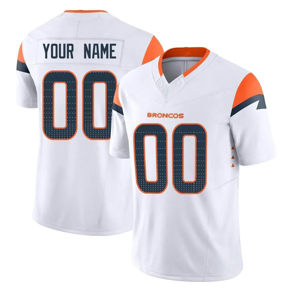MyBoyd Custom D.Broncos White Limited Vapor F.U.S.E. Home Game Any Name & Numbers Stitched Jerseys