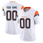 MyBoyd Custom D.Broncos White Limited Vapor F.U.S.E. Home Game Any Name & Numbers Stitched Jerseys