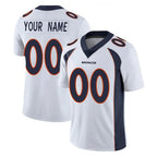 MyBoyd Custom D.Broncos White Vapor Untouchable Limited Home Game Any Name & Numbers Stitched Jerseys