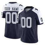 MyBoyd Custom D.Cowboys Navy-White Limited Alternate Vapor F.U.S.E. Home Game Any Name & Numbers Stitched Jerseys