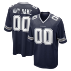MyBoyd Custom D.Cowboys Navy Game Stitched Jerseys