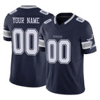 MyBoyd Custom D.Cowboys Navy Limited Vapor F.U.S.E. Home Game Any Name & Numbers Stitched Jerseys