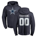 MyBoyd Custom D.Cowboys Navy Pullover Hoodies Limited Any Name & Numbers Stitched Jerseys