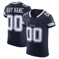 MyBoyd Custom D.Cowboys Navy Vapor F.U.S.E. Elite Custom Stitched Jerseys