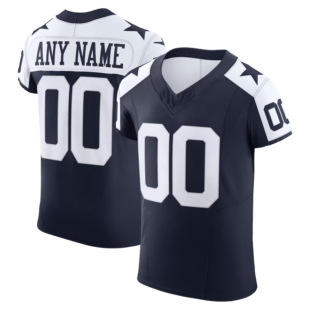 MyBoyd Custom D.Cowboys Navy Vapor F.U.S.E. Elite Stitched Jerseys