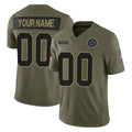 MyBoyd Custom D.Cowboys Olive 2025 Salute to Service Limited Home Game Any Name & Numbers Stitched Jerseys