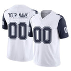 MyBoyd Custom D.Cowboys White-Navy Limited Vapor F.U.S.E. Home Game Any Name & Numbers Stitched Jerseys