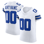 MyBoyd Custom D.Cowboys White Vapor F.U.S.E. Elite Stitched Jerseys