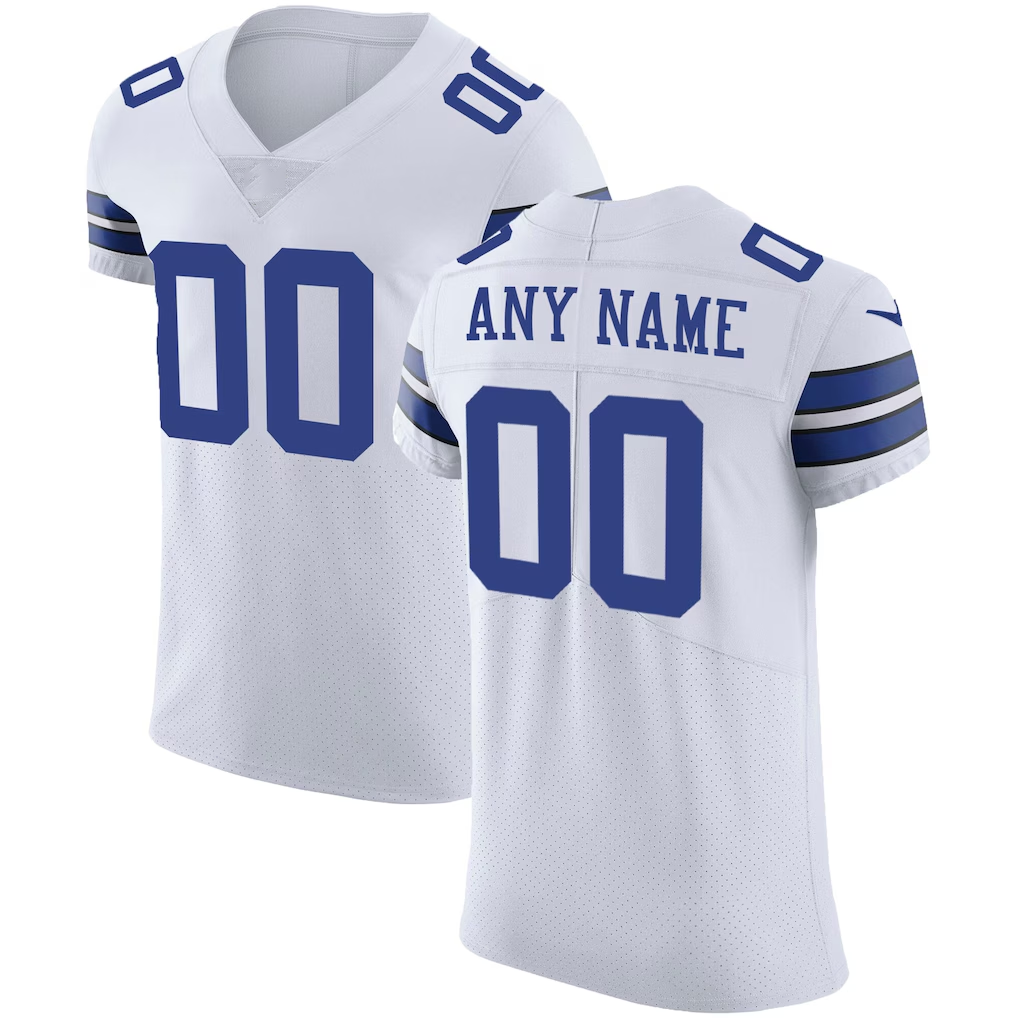 MyBoyd Custom D.Cowboys White Vapor Untouchable Elite Stitched Jerseys