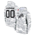MyBoyd Custom D.Lions Arctic Camo Salute to Service Hoodies Limited Game Any Name & Numbers Stitched Jerseys