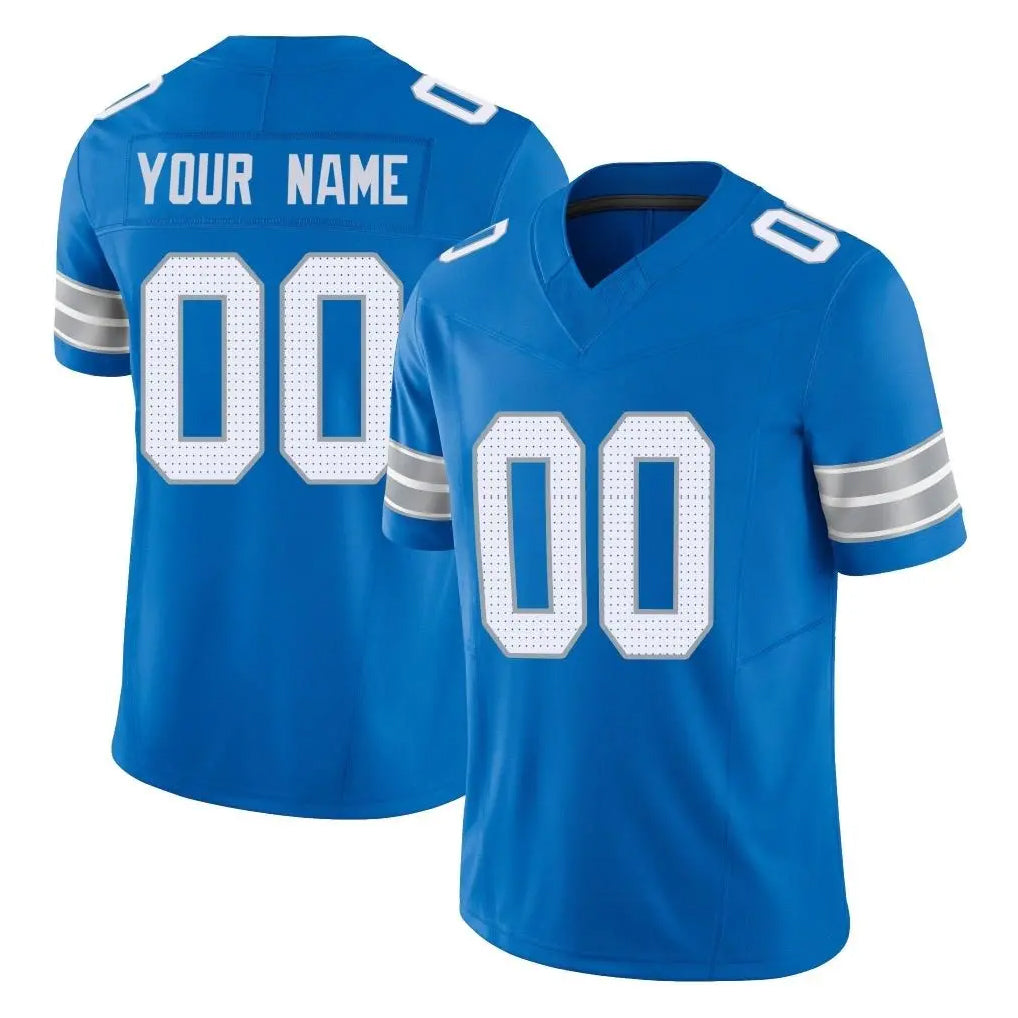MyBoyd Custom D.Lions Blue Limited Vapor F.U.S.E. Alternate Home Game Any Name & Numbers Stitched Jerseys