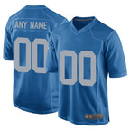 MyBoyd Custom D.Lions Blue Replica Game Alternate Stitched Jerseys
