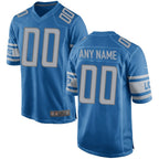 MyBoyd Custom D.Lions Blue Replica Game Stitched Jerseys