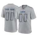 MyBoyd Custom D.Lions Gray Atmosphere Fashion Home Game Any Name & Numbers Stitched Jerseys