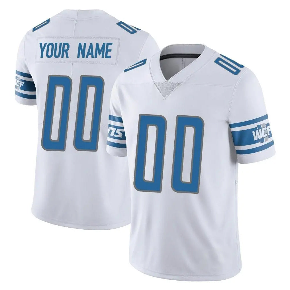 MyBoyd Custom D.Lions White Limited Vapor Untouchable Home Game Any Name & Numbers Stitched Jerseys